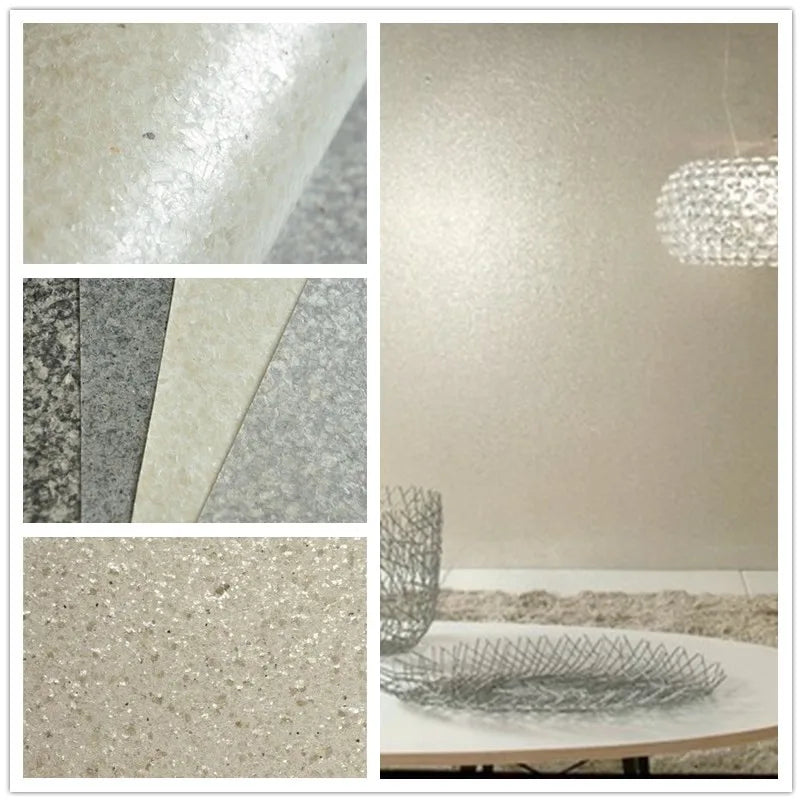 White Brick Heat Insulation | Mica Wallpaper Roll