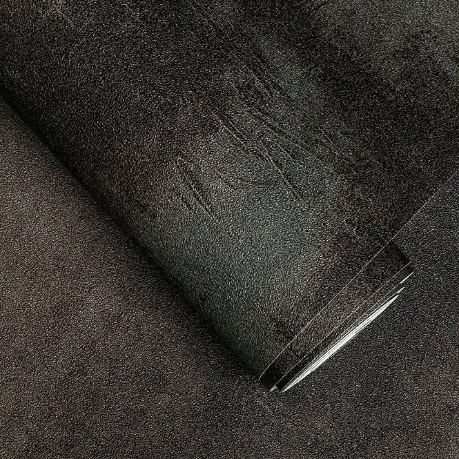 Black Vintage Vinyl Concrete | Wallpaper Roll