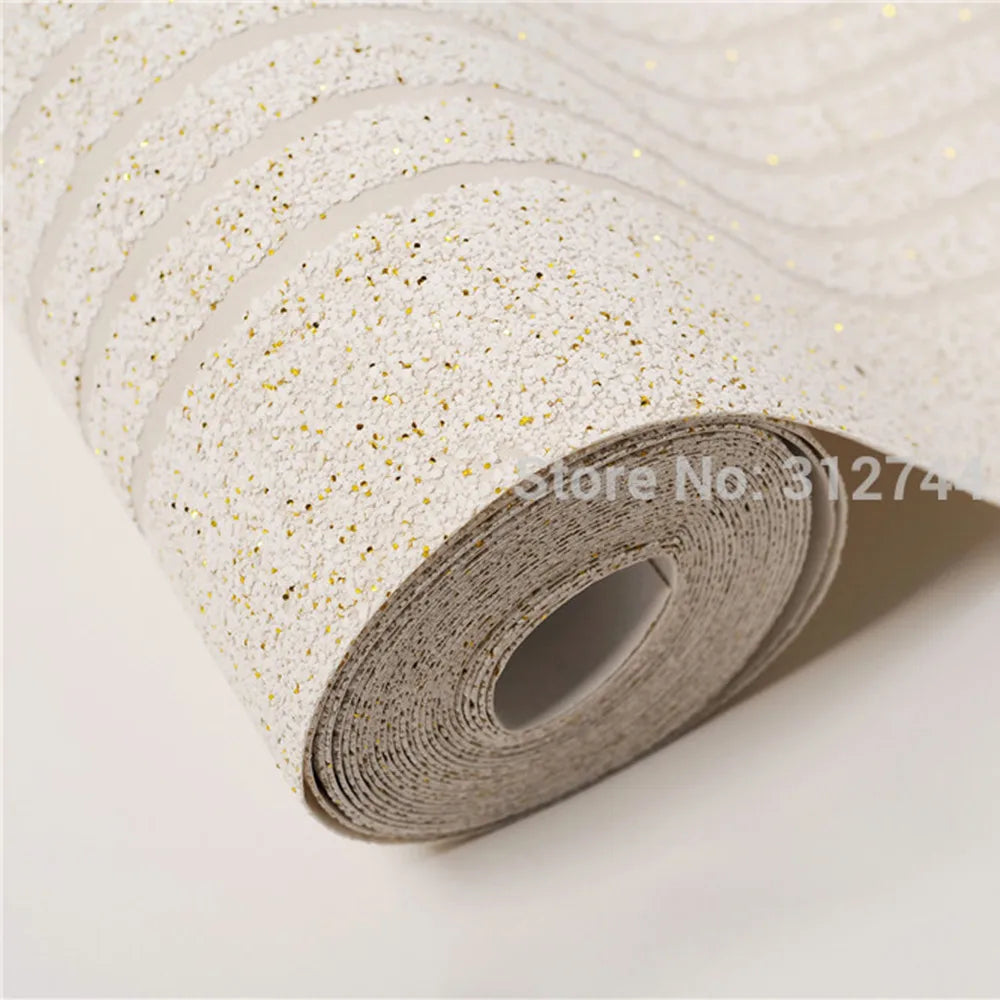 Natural Vermiculite MP3010 White Silver | Mica Wallpaper Roll