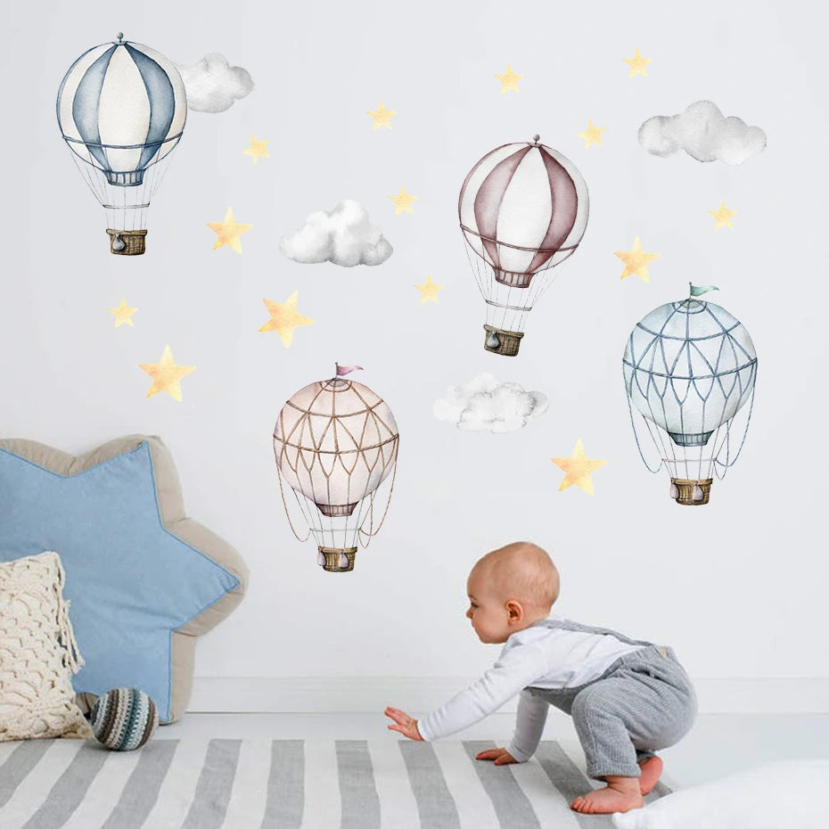 Ballon Adventure | Wall Sticker | Peel and Stick