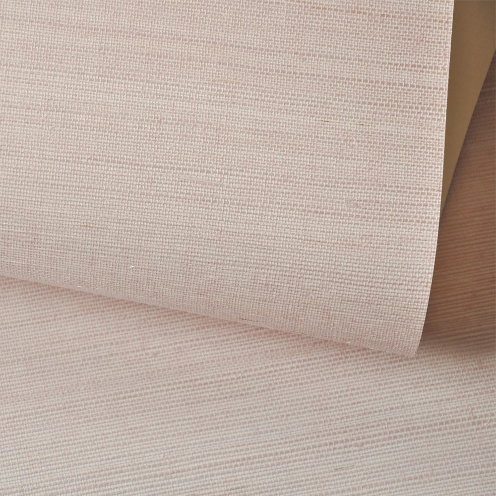 Camellia Pink | Grasscloth Wallpaper Roll