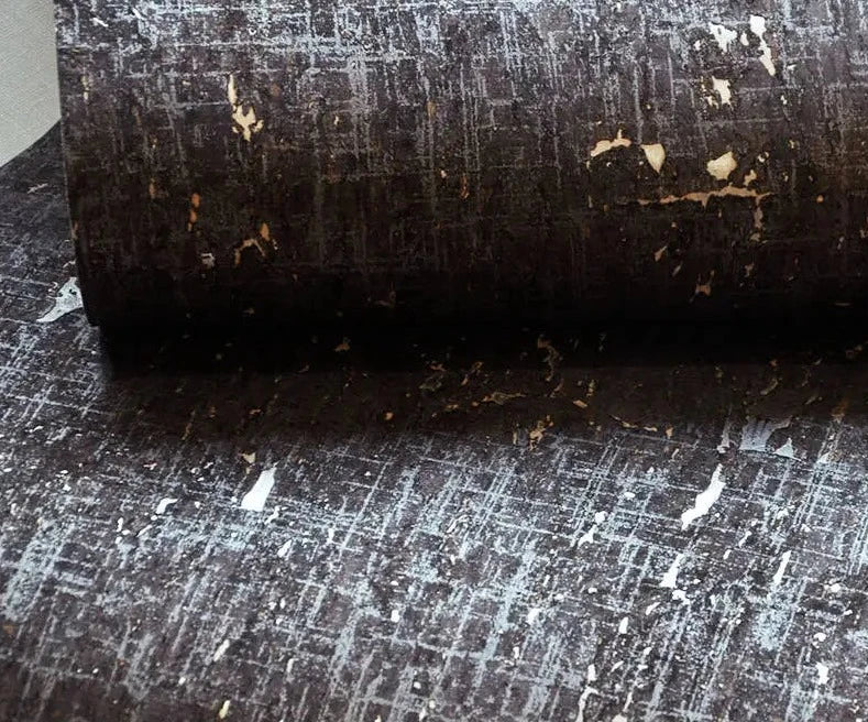 Black Gold Bohemia Style | Cork Wallpaper Roll