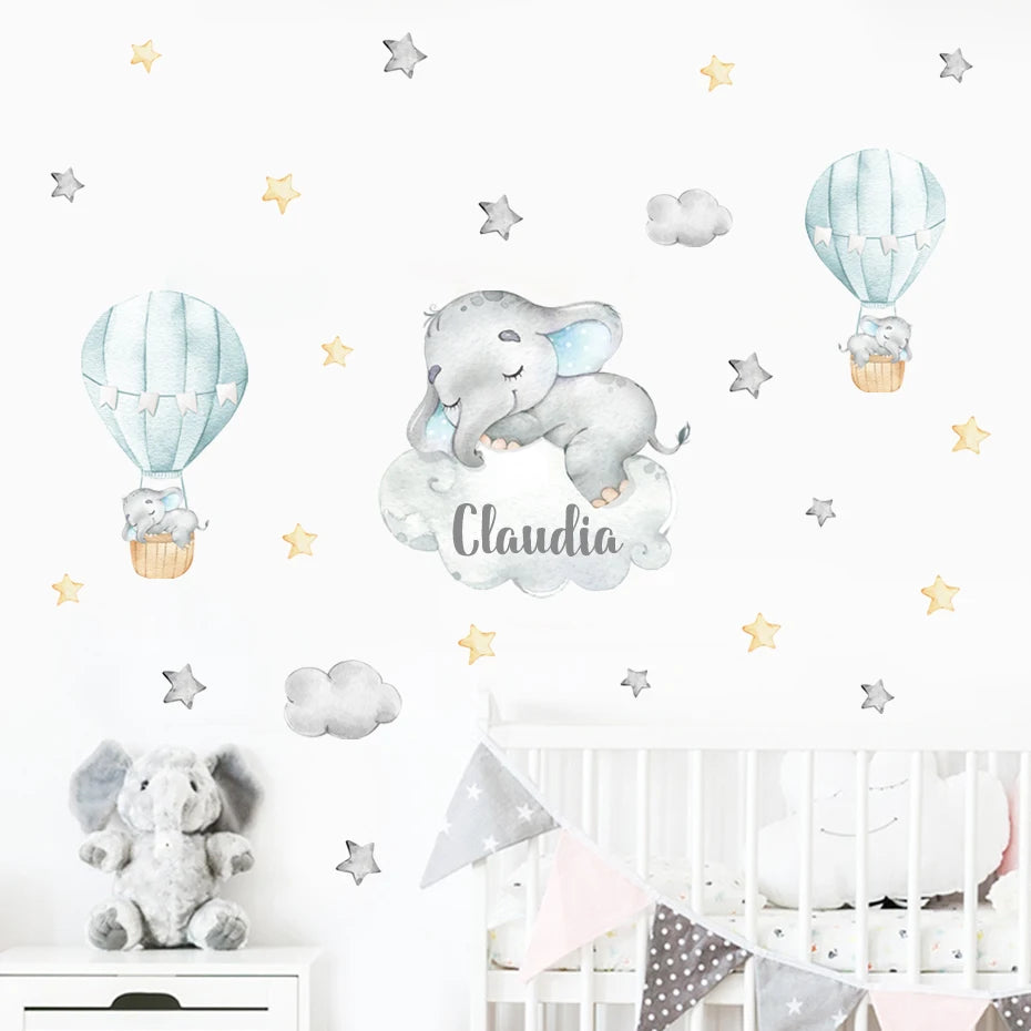 Up in the Clouds Customized | Wall Sticker | Peel and Stick