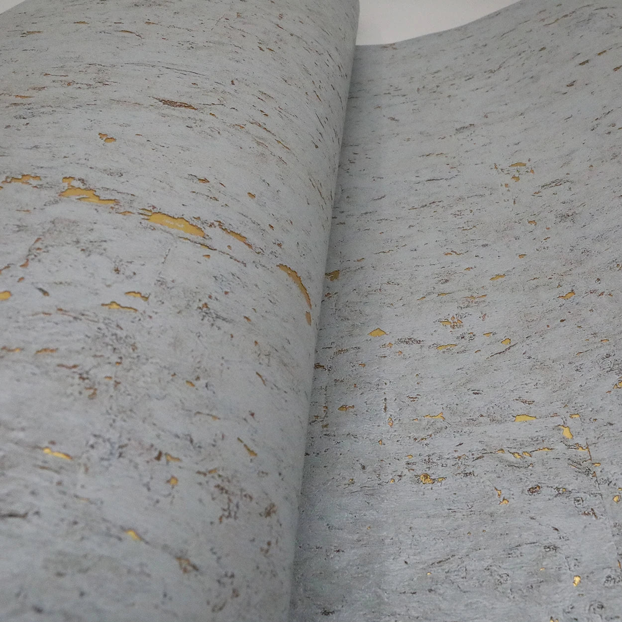 Golden Grey | Cork Wallpaper Roll