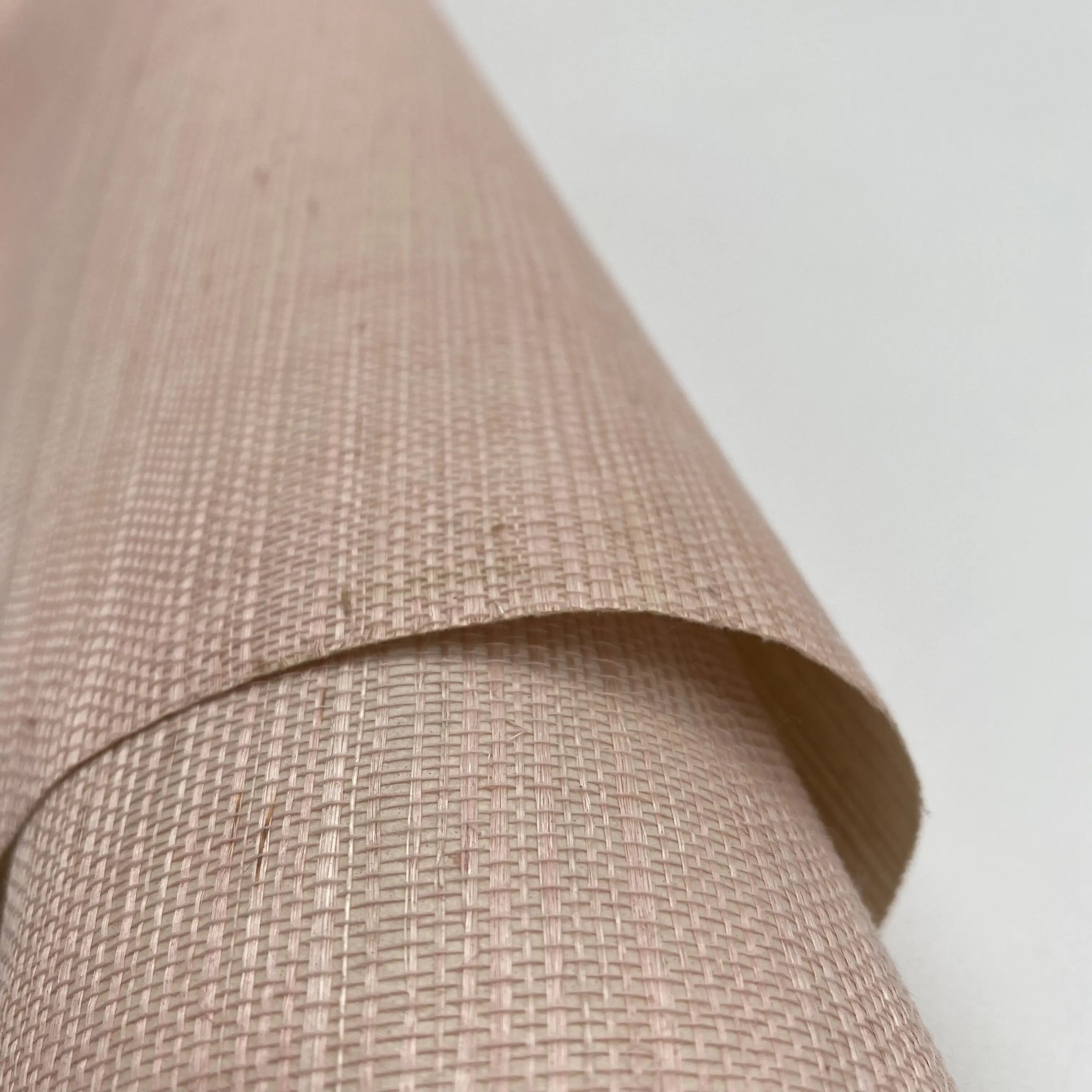 Light Pink With Paper Backing Sisal | Grasscloth Wallpaper Roll