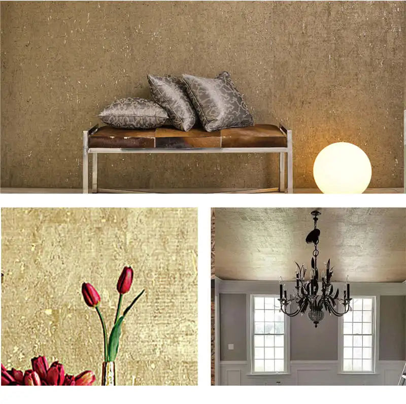 14k Gold Luxury | Cork Wallpaper Roll