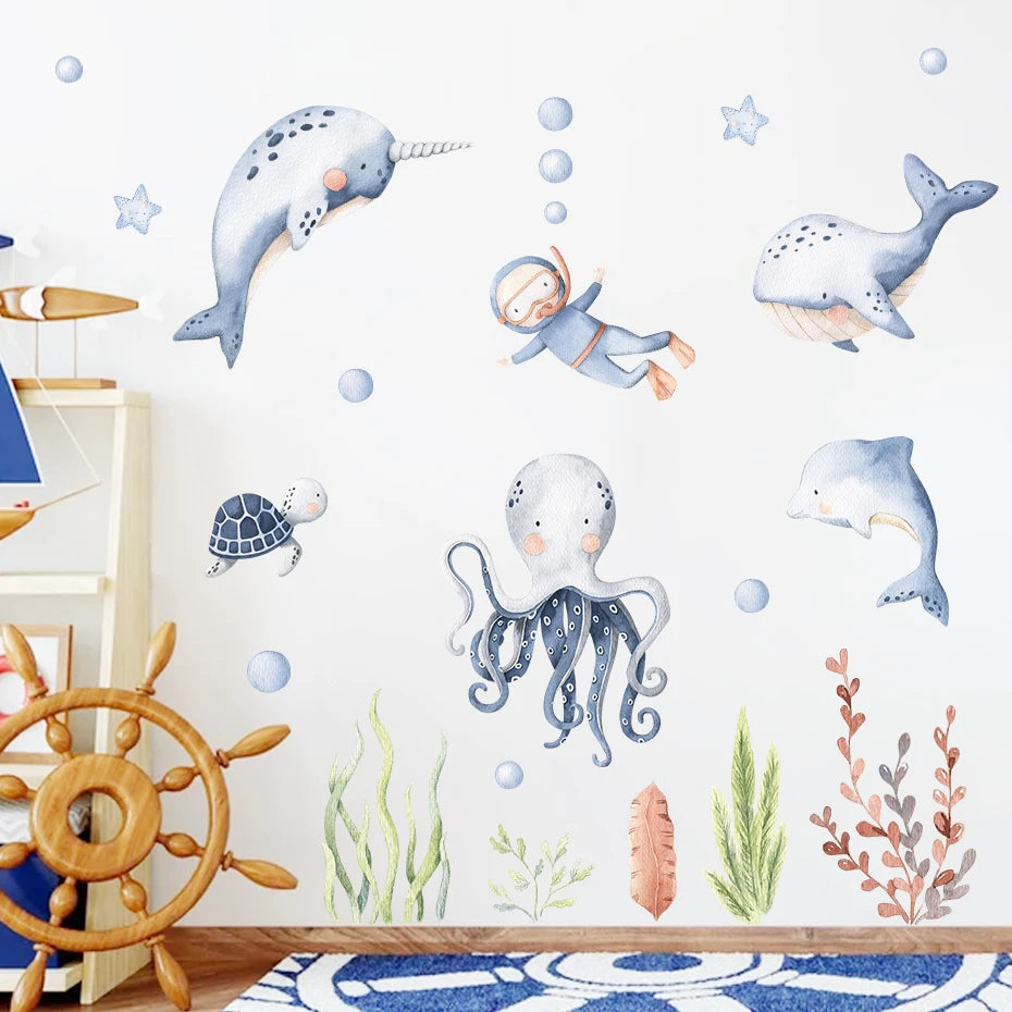 Under the sea adventure | Wall Sticker | Peel and Stick