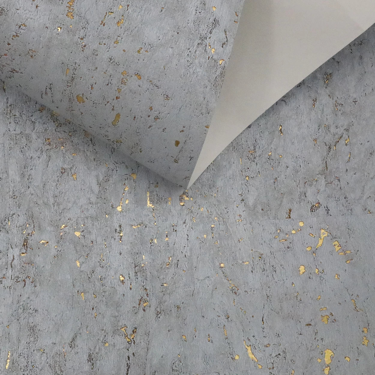 Golden Grey | Cork Wallpaper Roll