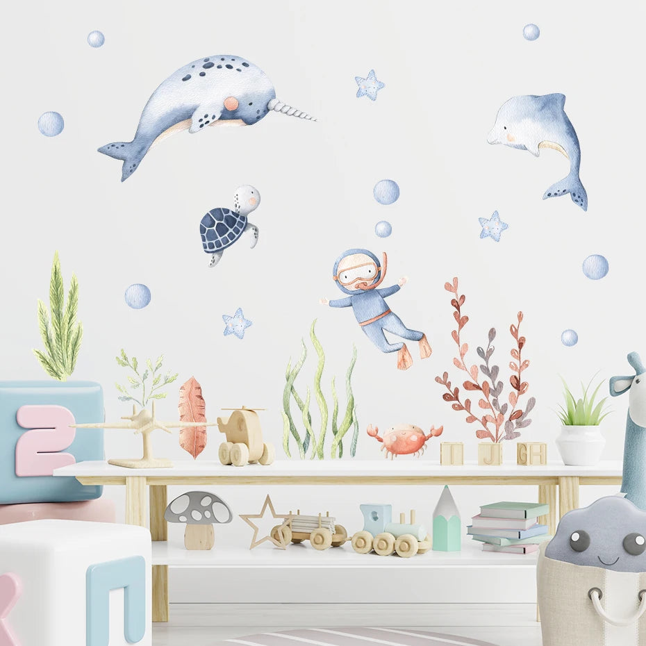 Under the sea adventure | Wall Sticker | Peel and Stick