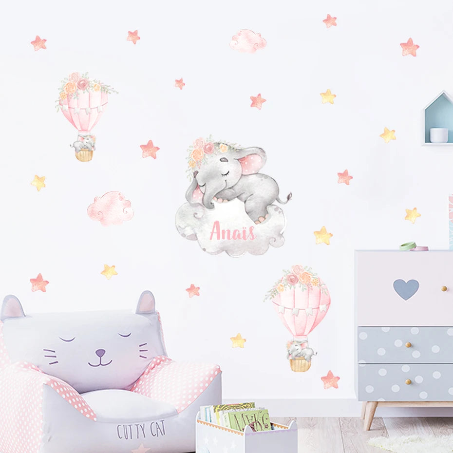 Up in the Clouds Customized | Wall Sticker | Peel and Stick