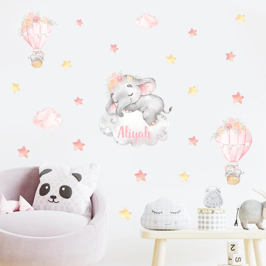 Up in the Clouds Customized | Wall Sticker | Peel and Stick