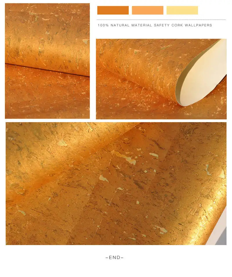 Pale Gold | Cork Wallpaper Roll