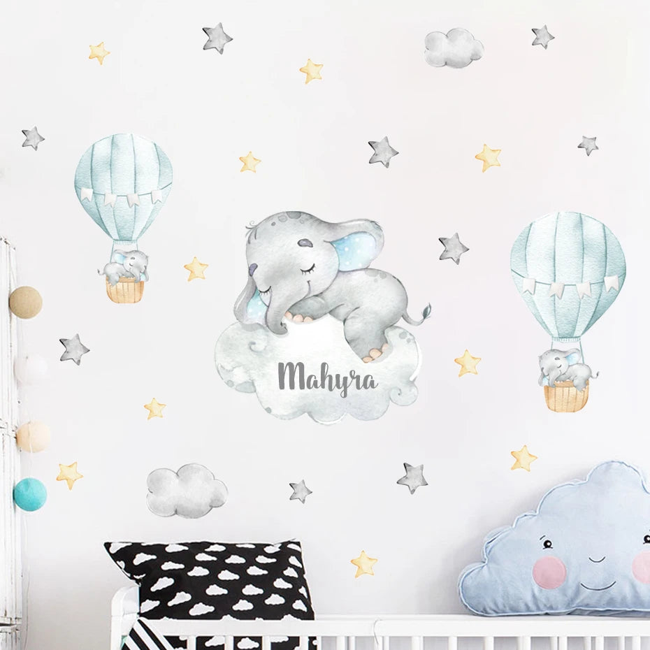 Up in the Clouds Customized | Wall Sticker | Peel and Stick