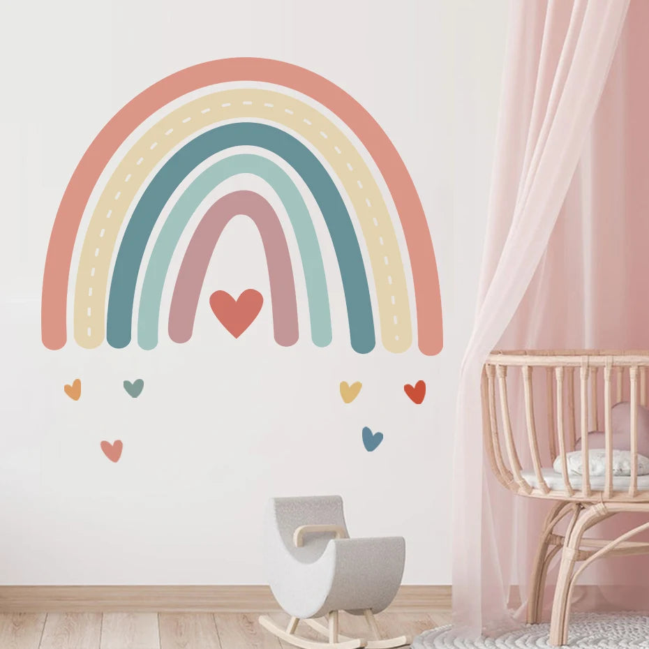 Cute Rainbow | Wall Sticker | Peel and Stick